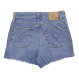 LEVI'S Womens Denim Blue Cut-Off Shorts S W29 Distressed Vintage Style