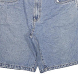 TRADERS Mens Denim Blue Casual Shorts 2XL W36 Cotton Blend Relaxed Fit