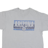 Mens Light Grey Arizona Graphic T-Shirt L Short Sleeve Crew Neck Cotton Blend