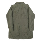 THE NORTH FACE Womens Green Coat L Polyester Blend Plain Zip Outdoor Jacket
