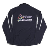 PUMA Mens Navy Blue FC Chile Sport Lausanne Jacket M Polyester Zip Sportswear