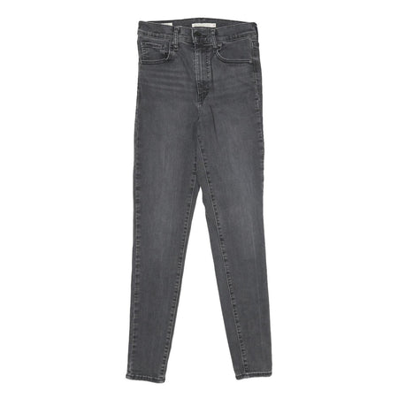 LEVI'S Mile High Super Skinny Big E Womens Jeans Black Slim Skinny Denim W28 L30