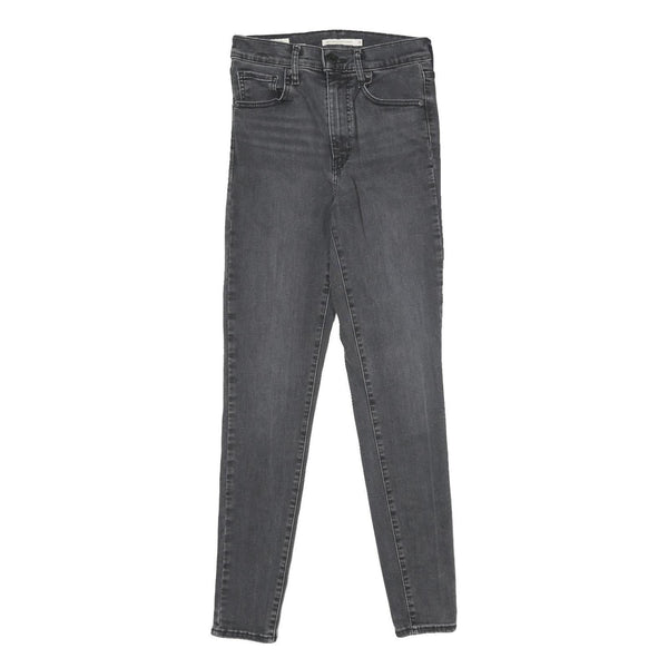 LEVI'S Mile High Super Skinny Big E Womens Jeans Black Slim Skinny Denim W28 L30