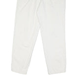 DOCKERS Mens Cotton Blend White Regular Straight Trousers W32 L30 Classic Fit