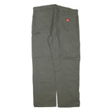 DICKIES Mens Grey Regular Fit Straight Denim Jeans W40 L30 Workwear Zip Closure