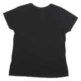 ROLLING STONES Womens Black Graphic T-Shirt 2XL Short Sleeve Round Neck Band
