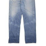 LEVI'S 501 Mens Jeans Blue Regular Straight Denim Light W38 L33 Classic Button