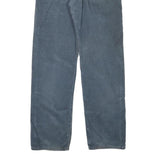 LEVI'S Womens Cotton Blend Blue Regular Straight Trousers W32 L34 Relaxed Fit