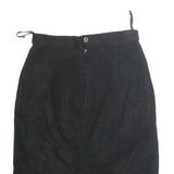 BAGETELLE Womens Black Mini Cotton Blend Plain Skirt Size M Classic