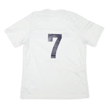 ADIDAS Mens White Pleasant Hill Soccer Graphic T-Shirt L Short Sleeve V-Neck