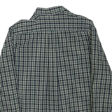 TOMMY HILFIGER Mens Green Check Shirt L Button-Down Collar Long Sleeve Cotton