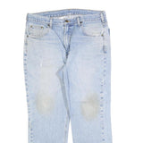 CARHARTT Mens Light Blue Regular Straight Denim Medium W36 L30 Casual Cotton