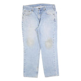 CARHARTT Mens Light Blue Regular Straight Denim Medium W36 L30 Casual Cotton