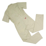 DICKIES Mens Beige Workwear Dungarees Regular Fit Polyester Blend S W35 L30