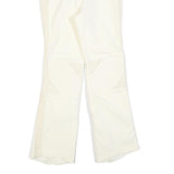 ALLSPORT Lined Womens Regular White Polyester Blend Zip Trousers W28 L30