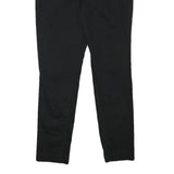 DICKIES Womens Cotton Blend Black Slim Tapered Trousers W33 L29
