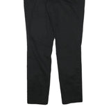 DICKIES Womens Cotton Blend Black Slim Tapered Trousers W33 L29