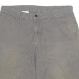 DICKIES Mens Grey Casual Cotton Blend Shorts XL W34 Workwear Plain