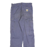 CARHARTT Mens Jeans Blue Regular Straight Denim Medium W30 L34 Workwear Utility