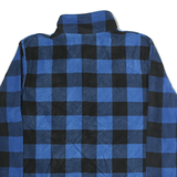 WRANGLER Mens Blue & Black Patterned Pullover Jumper Crew Neck Basic Knit M