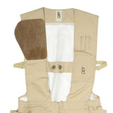 BOB ALLEN Mens Beige Fishing Mesh Button Jacket M Polyester Blend Outdoor