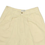 SAN MARTINO Womens Shorts Beige Casual Plain M W28 Comfortable Cotton