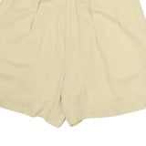 SAN MARTINO Womens Shorts Beige Casual Plain M W28 Comfortable Cotton