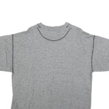 VINCI Womens Grey Graphic T-Shirt L Short Sleeve Crew Neck Cotton Blend