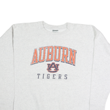 KNIGHTS Mens White Auburn Tigers Crew Neck XL Cotton Sweatshirt