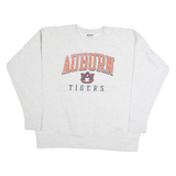 KNIGHTS Mens White Auburn Tigers Crew Neck XL Cotton Sweatshirt