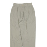 GIORGIO ARMANI Womens Wool Beige Relaxed Straight Trousers W25 L28 Elegant