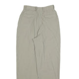 GIORGIO ARMANI Womens Wool Beige Relaxed Straight Trousers W25 L28 Elegant