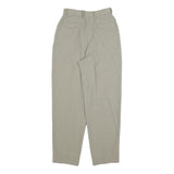 GIORGIO ARMANI Womens Wool Beige Relaxed Straight Trousers W25 L28 Elegant