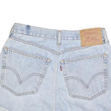 LEVI'S Womens Denim Blue Casual Shorts S W27 Classic Cotton Blend Summer