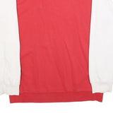 NIKE Boys Red & White Crew Neck XL Sweatshirt Cotton Blend Casual Pullover