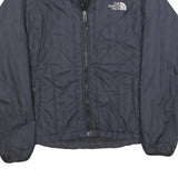 THE NORTH FACE Womens Black Outdoor Jacket XS Polyester Blend Zip Plain