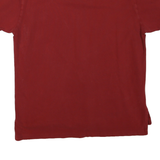 POLO RALPH LAUREN Mens Red Short Sleeve Plain XL Cotton Blend Polo Shirt