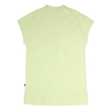 PUMA Womens Yellow Cotton Day Dress L Camo Logo Casual Summer Style