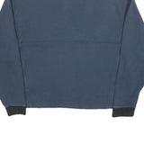 NIKE Womens Blue Crew Neck XS Sportswear Logo Sweatshirt Cotton Blend