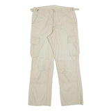 ROCKY Womens Cotton Blend Beige Regular Fit Cargo Trousers W30 L28 Utility Style