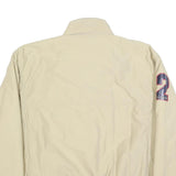 LA MARTINA Mens Beige Cotton Blend Jacket XL Zip Casual Lightweight Sport