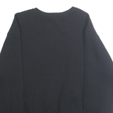 RUSSELL ATHLETIC Mens Black Pacific Football Crew Neck L Cotton Blend Sweatshirt