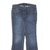 CALVIN KLEIN JEANS Womens Blue Regular Bootcut Denim Light W30 L30 Stylish Zip
