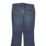 CALVIN KLEIN JEANS Womens Blue Regular Bootcut Denim Light W30 L30 Stylish Zip