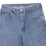 WRANGLER Mens Denim Blue Casual Shorts M W34 Workwear Utility Classic Fit