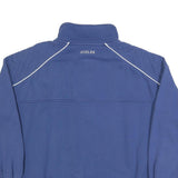 JOULES Womens Blue Sports Club Patterned Zip Neck Basic Knit UK 14 Jumper