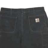 CARHARTT Mens Black Casual Shorts 3XL W36 Cotton Blend Cargo Workwear