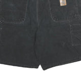 CARHARTT Mens Black Casual Shorts 3XL W36 Cotton Blend Cargo Workwear