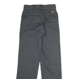 DICKIES Mens Polyester Blend Black Classic Straight Trousers W29 L32 Workwear