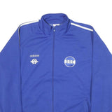 ADIDAS Mens Blue Hellas Track Jacket XL Polyester Plain Zip Sportswear